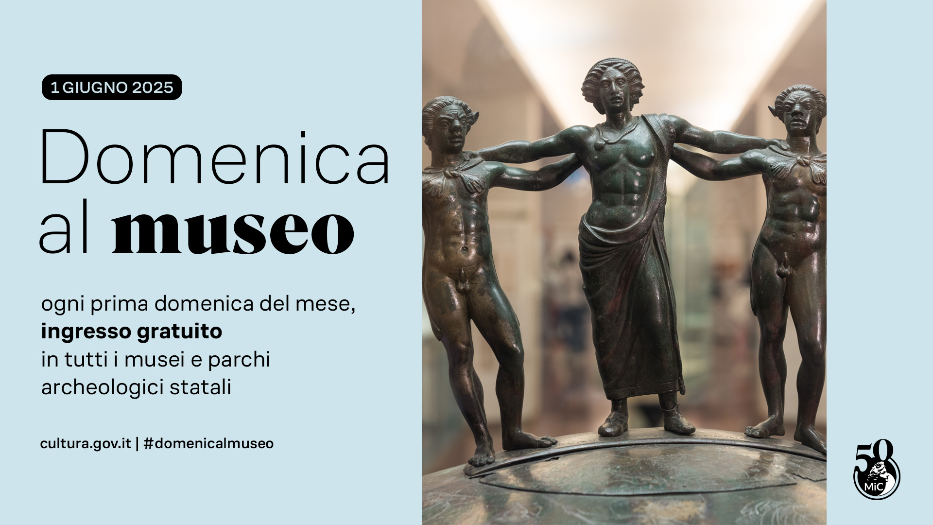 DOMENICA AL MUSEO. INGRESSO GRATUITO