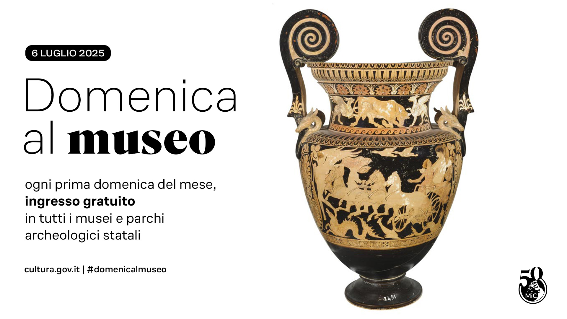 DOMENICA AL MUSEO. INGRESSO GRATUITO