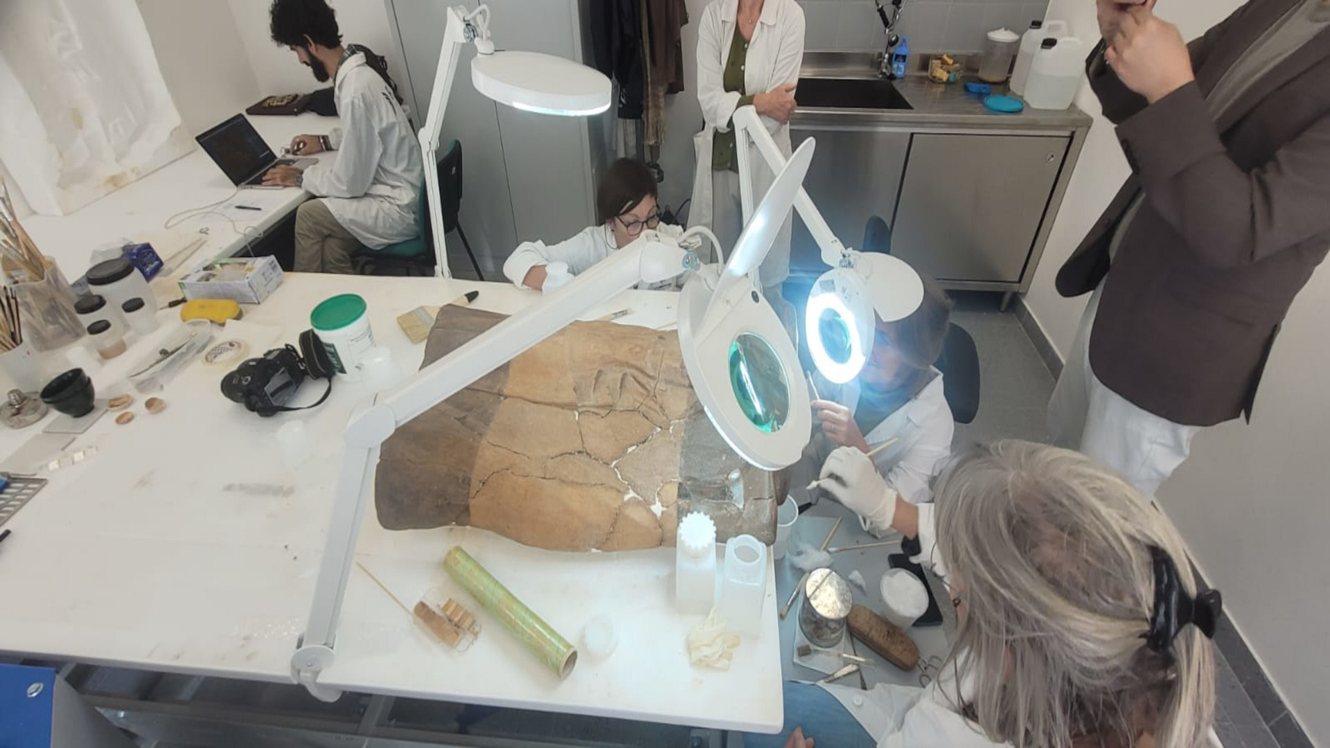 VISITE AL CANTIERE DI RESTAURO DEL SARCOFAGO DEGLI SPOSI