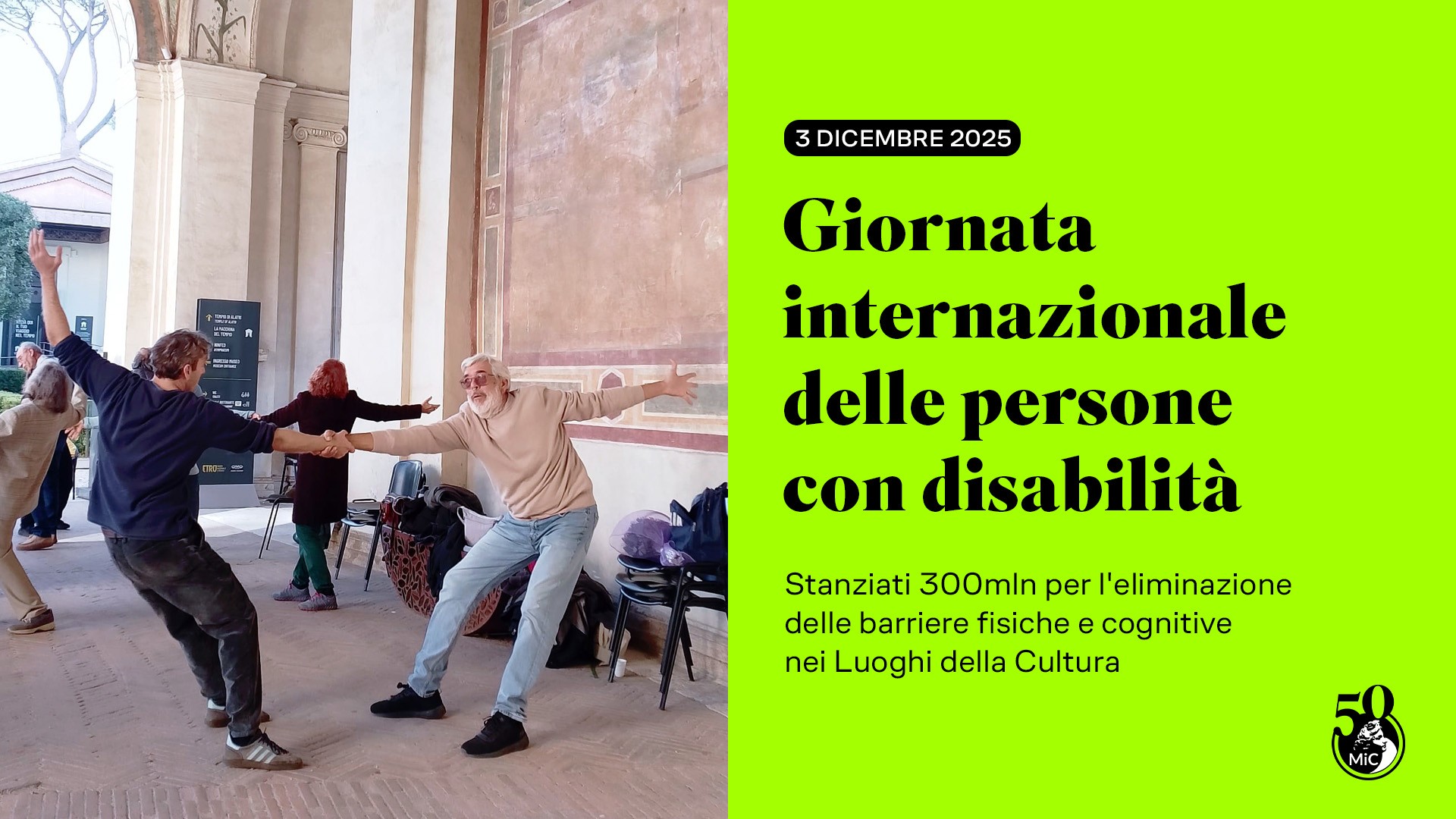 GIORNATA INTERNAZIONALE DELLE PERSONE CON DISABILITA'