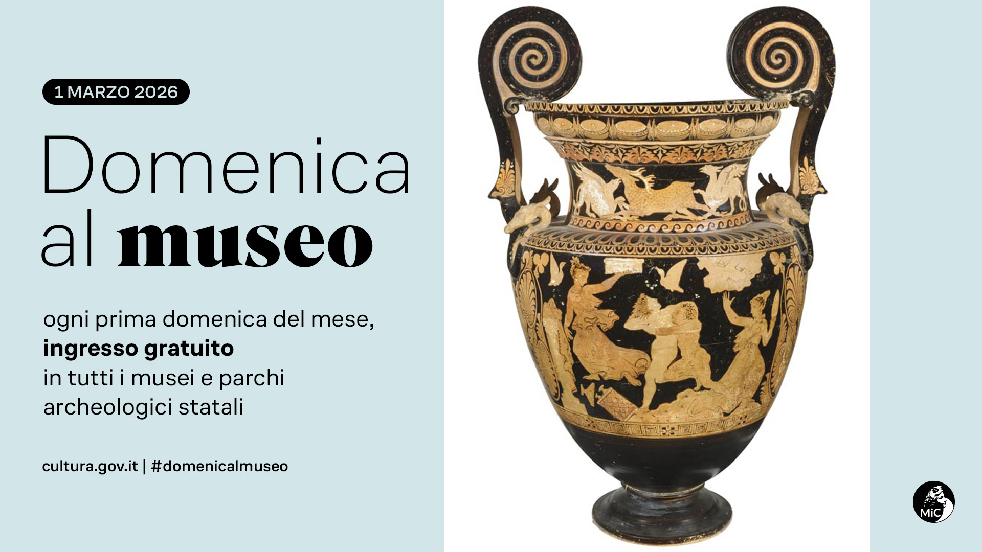 DOMENICA AL MUSEO. INGRESSO GRATUITO