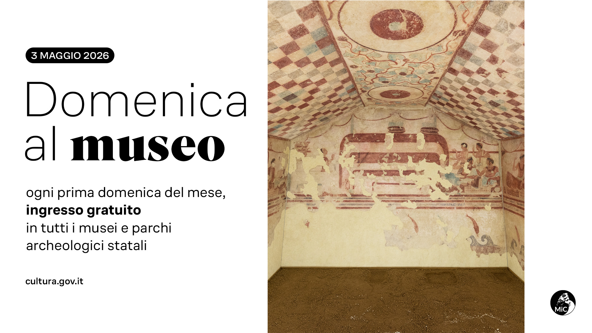 DOMENICA AL MUSEO. INGRESSO GRATUITO
