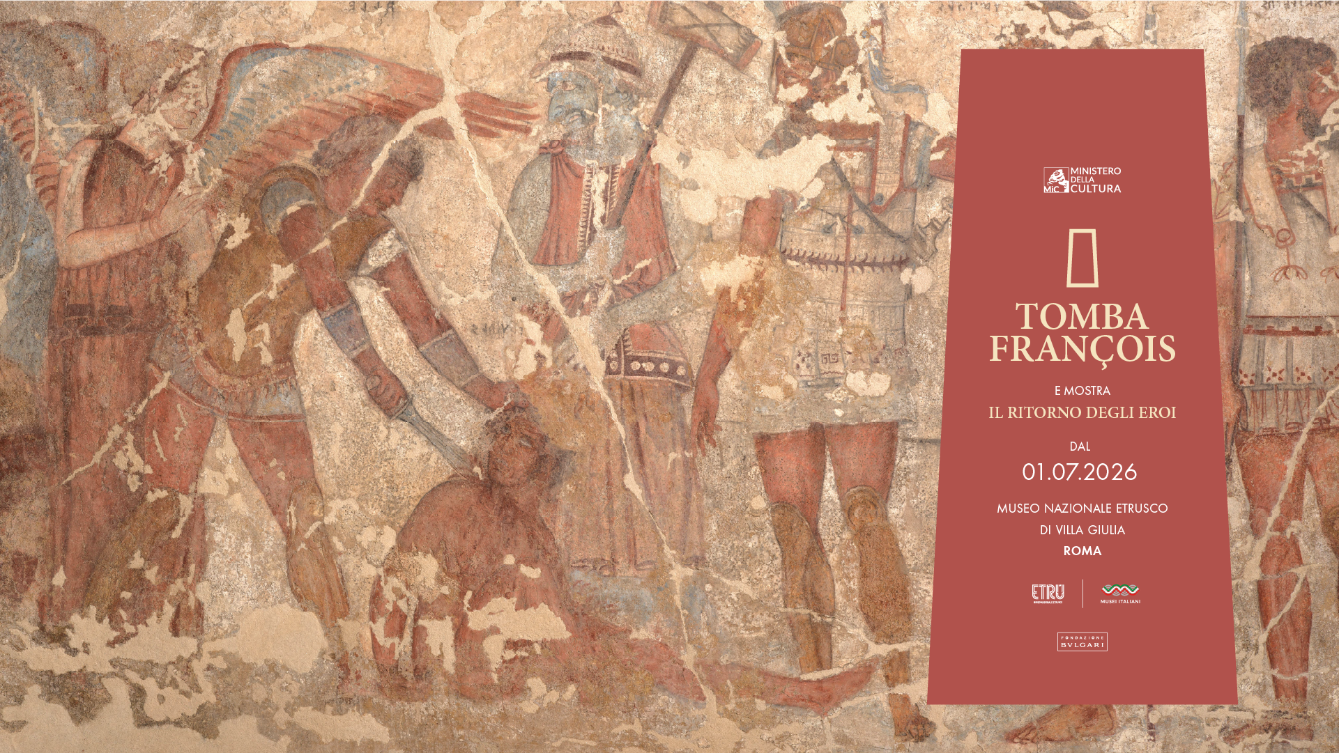 LA TOMBA FRANÇOIS AL MUSEO NAZIONALE ETRUSCO DI VILLA GIULIA