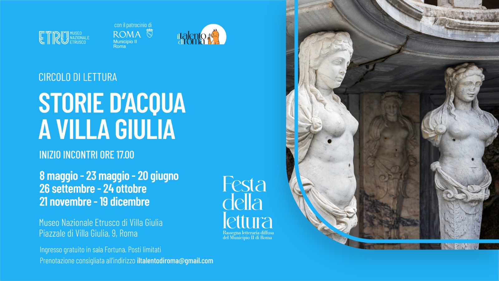 STORIE D'ACQUA A VILLA GIULIA