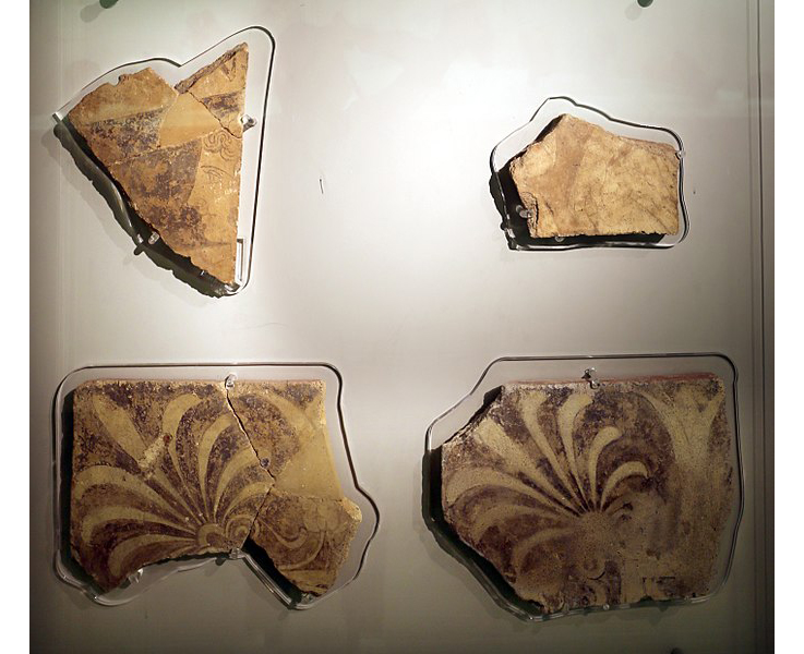 Resti della decorazione del Tempio di Giunone Curite a Celle, presso Falerri Veteres (Museo Nazionale Etrusco di Villa Giulia)