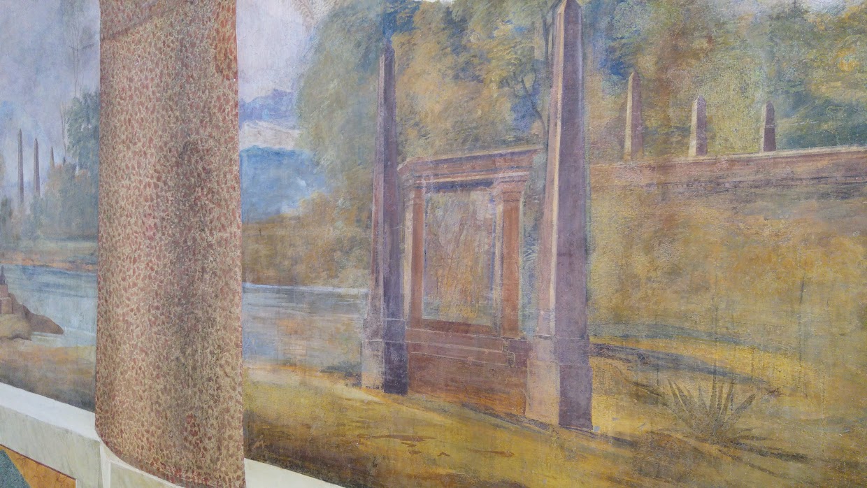 Felice Giani, affreschi della Sala Egizia, fine XVIII sec.,particolare