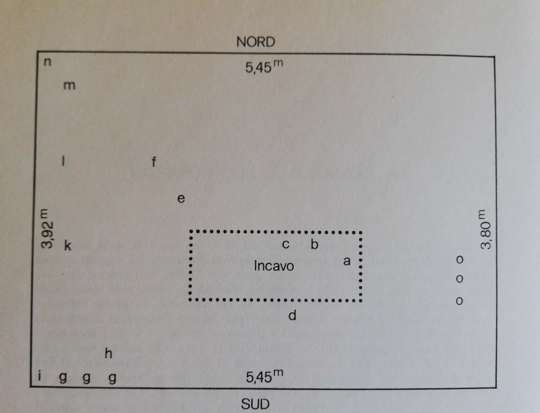 Pianta schematica della Tomba Bernardini (Canciani-von Hase 1979)