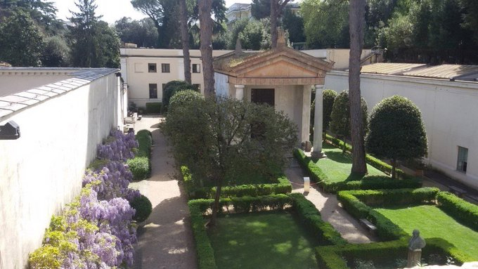 Il Tempio di Alatri nei giardini di Villa Giulia