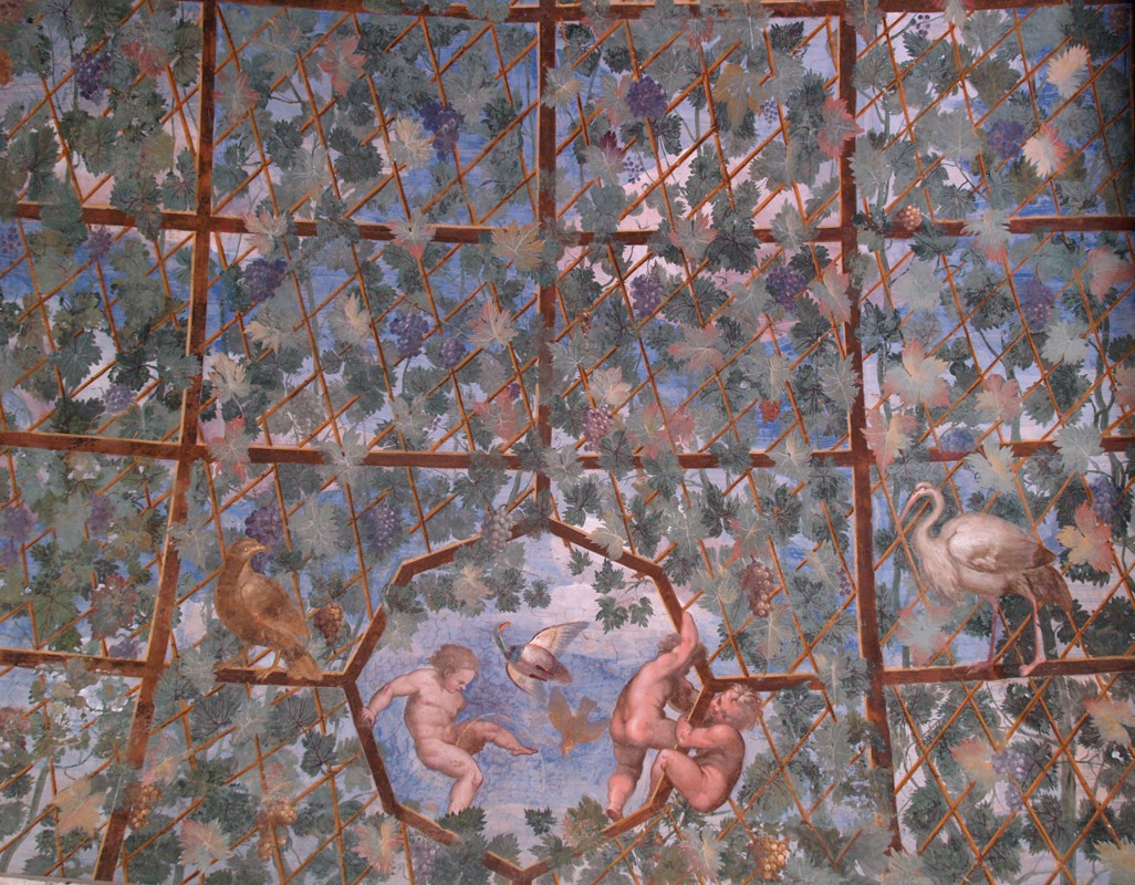 Pietro Venale da Imola e aiuti, affreschi dell’emiciclo di Villa Giulia, Roma, 1553-55 circa