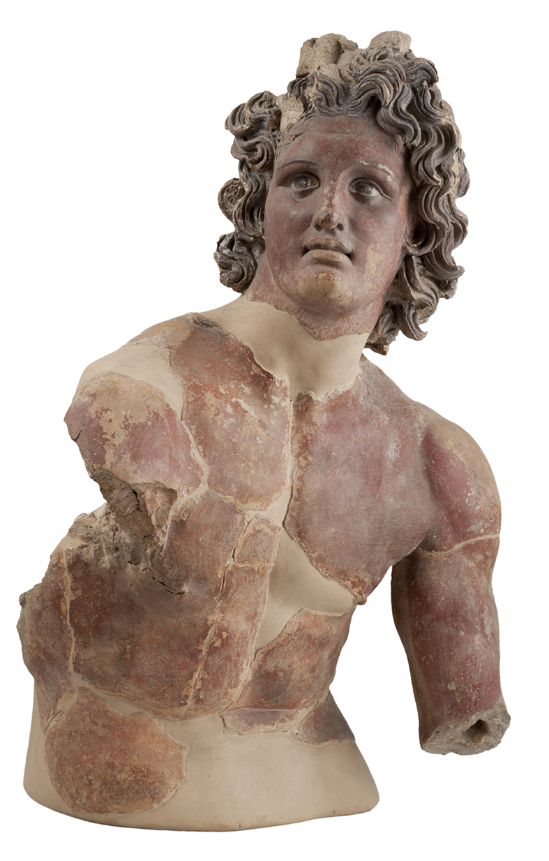 Busto di Apollo dal tempio Scasato I (IV sec. a.C.)