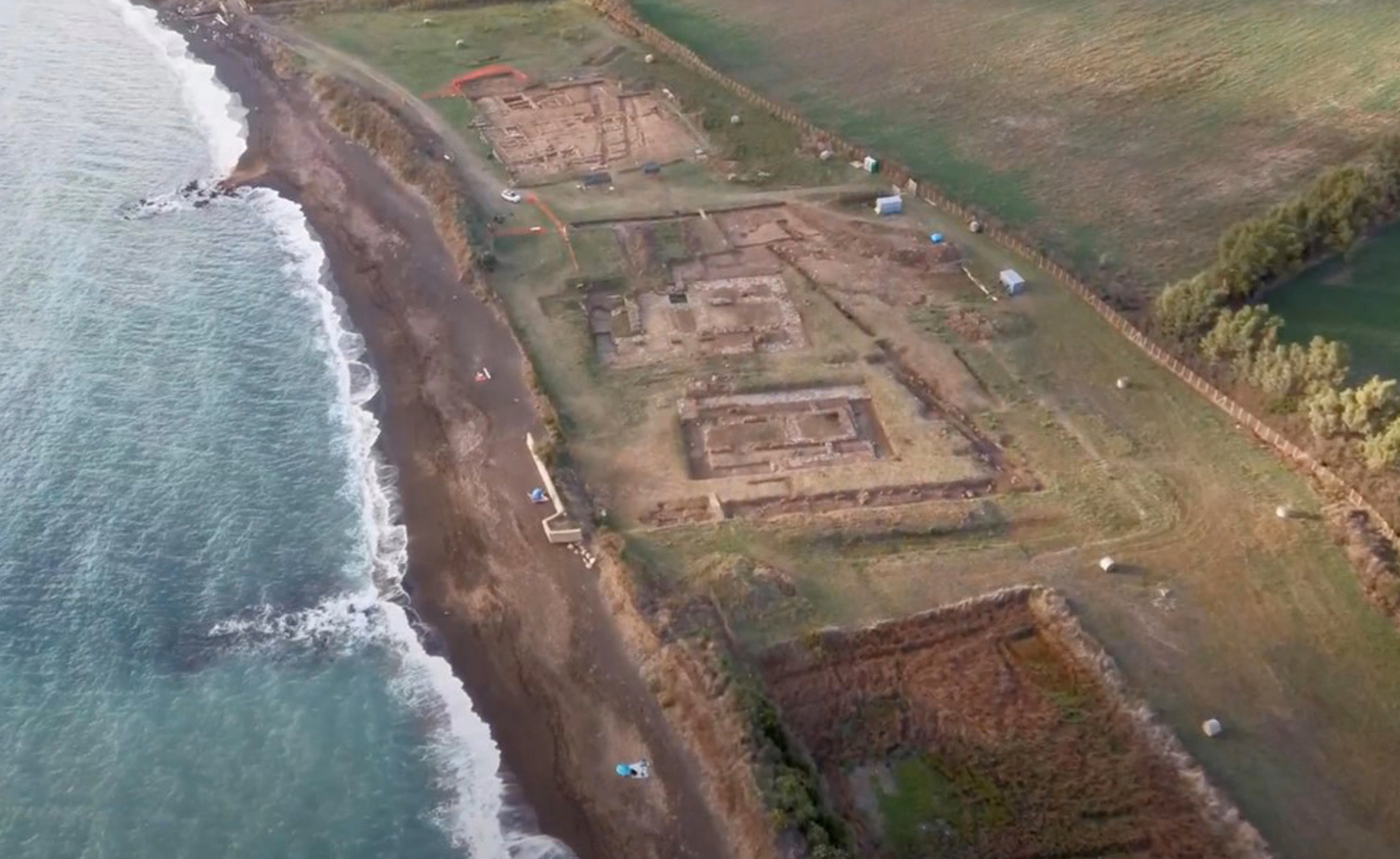 Veduta aerea di Pyrgi