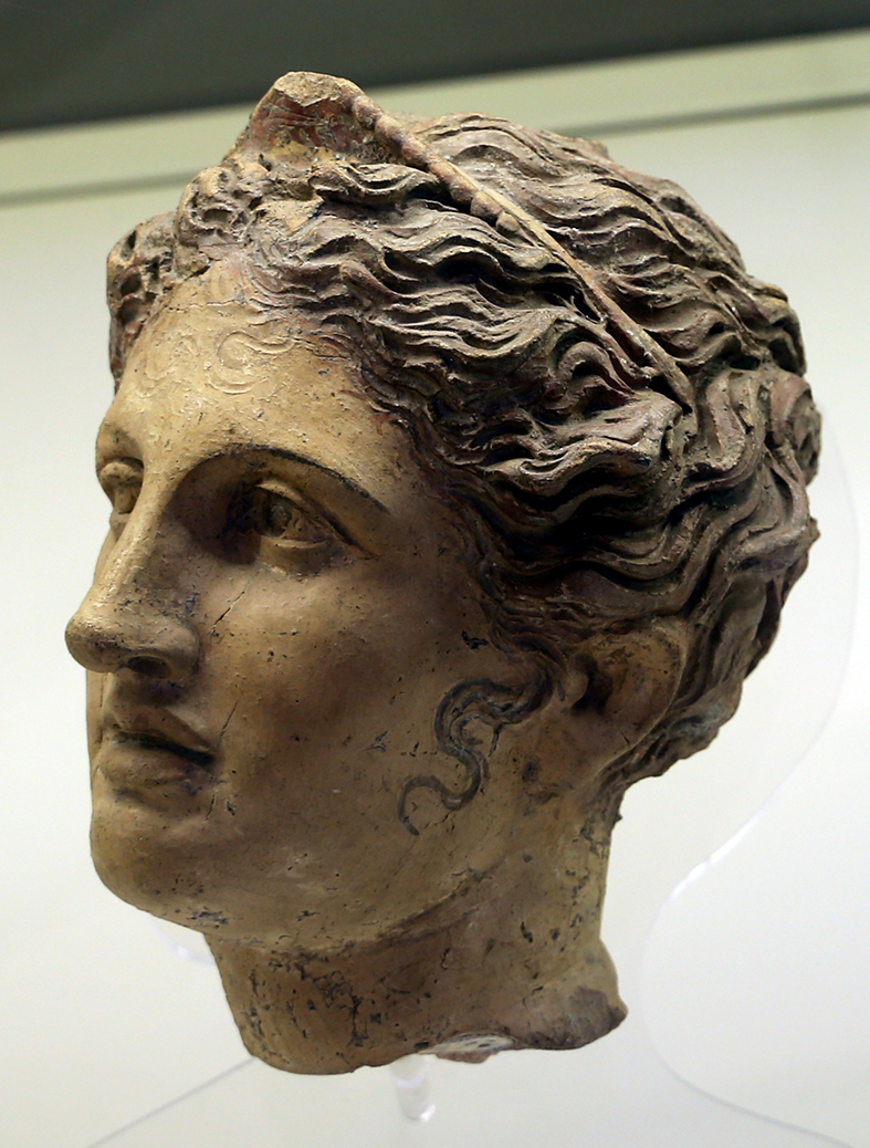 Divinità femminile dal frontone del tempio Scasato I (IV sec. a.C.)