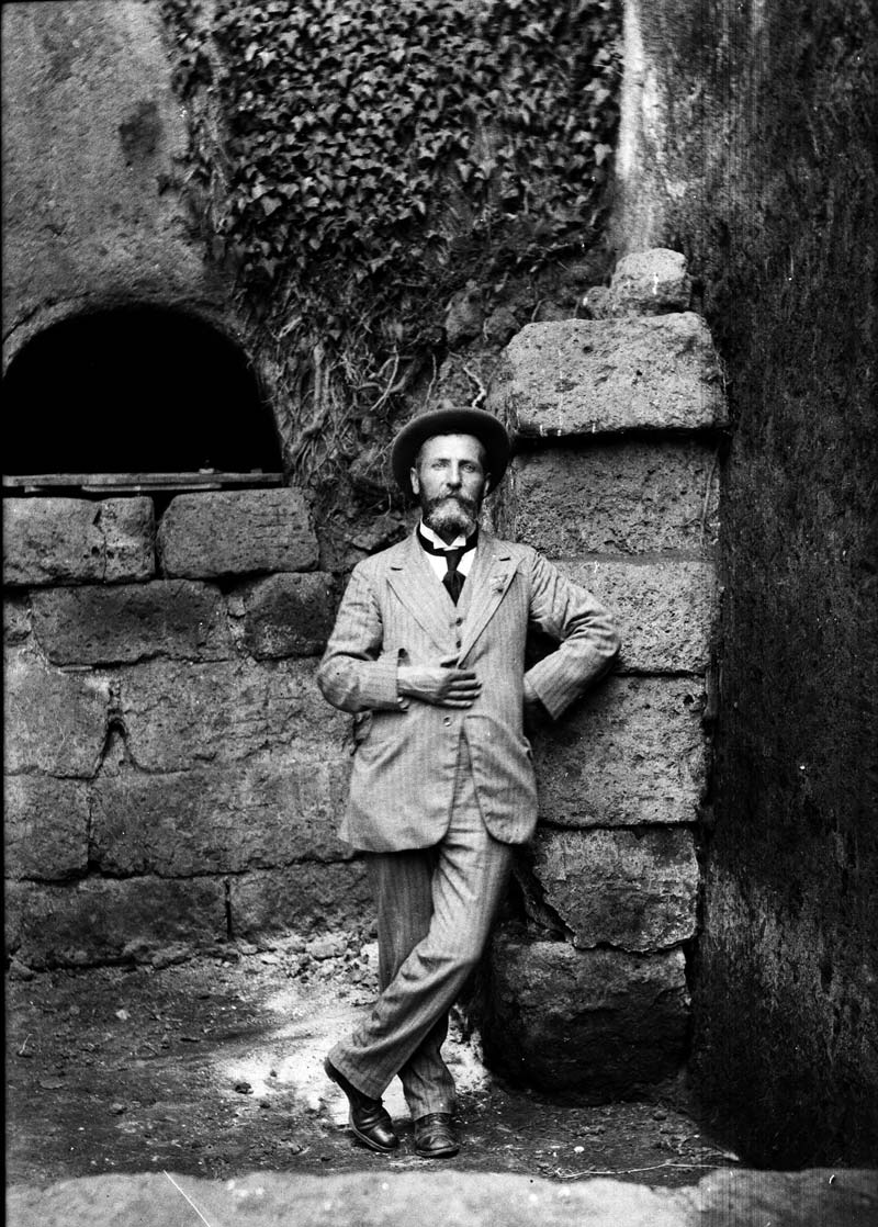 Raniero Mengarelli (1865-1943), Direttore degli Scavi. Archivio Fotografico ETRU Museo Nazionale Etrusco