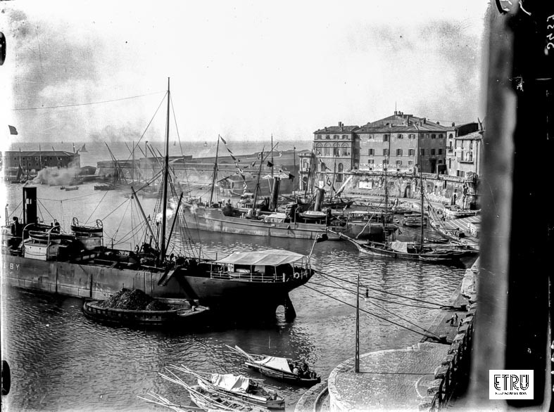 Una foto del Porto di Civitavecchia