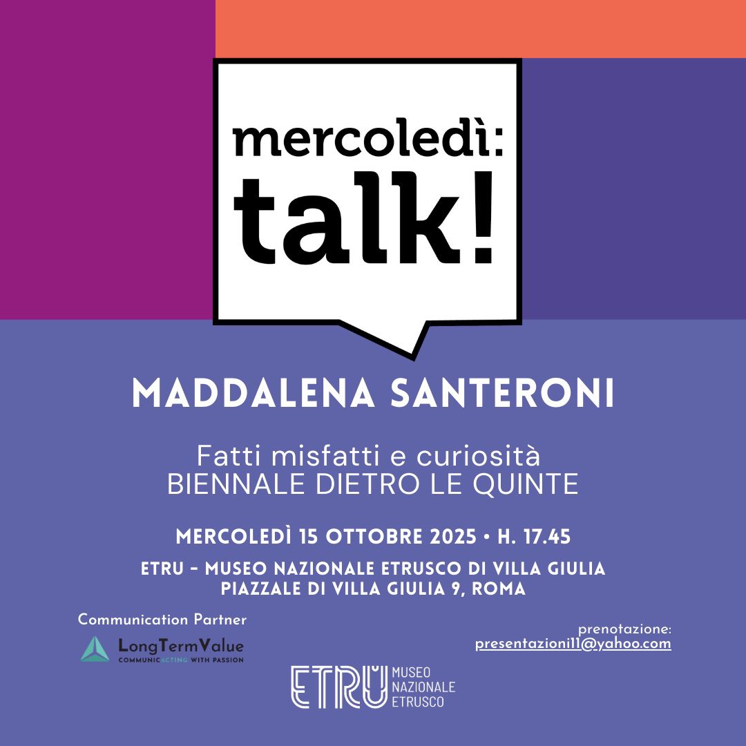 locandina in stile geometrico dell'evento